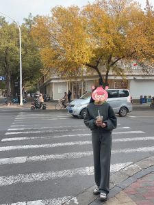 ผู้หญิง บริสุทธิ์ ผ้าฝ้าย ผ้าขนแกะ เรียงราย ลำลอง ชุดกีฬา หลวม Fit เสื้อสเว็ตเชิ้ต ขากว้าง กางเกง สองชิ้น ฤดูใบไม้ร่วง ฤดูหนาว รูปแบบใหม่