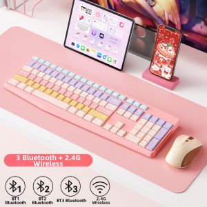 B.O.W | High Aesthetics Dual-Mode Wireless Bluetooth Keyboard and Mouse