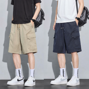 Mark Fairwhale | Quần Shorts Thổ Cẩm Lycell Có Nhiều Túi