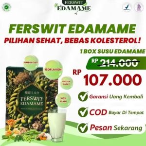 Ferswit Susu Edamame Jepang Murni Atasi Masalah Tulang Asam Urat Nyeri Sendi Dan Kolesterol