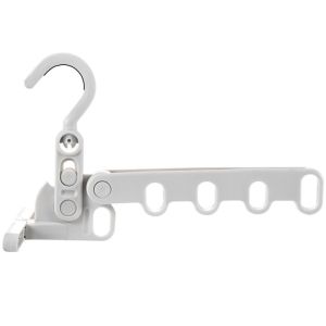 Giá Phơi Quần Áo Gấp Gọn 5 Lỗ Đa Năng Góc Điều Chỉnh Được Móc Treo Di Động Dùng Cho Khách Sạn