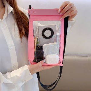 Túi Đựng Điện Thoại Chống Nước Dung Tích Lớn Có Thể Chạm Màn Hình Đi Bơi Lội Lướt Sóng Lặn Biển Nước Nóng Bãi Biển Trong Suốt