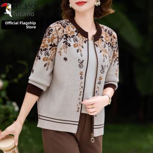 TUCANO | Spring Autumn New Style Elegant Knit Cardigan