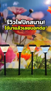 ไฟปักสนามโซล่าเซลล์ รุ่น DC-3668 (ราคาเปิด: 2 แสง)