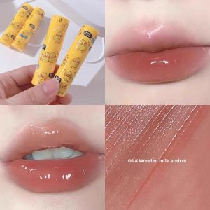 MONLEYTA | Affordable Hydrating Cinnamon Milk White Lip Glaze Boosts Color Long Lasting Moisturizing Non-Stick Cup Waterproof Happiness Duck