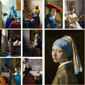 Vermeer Milkmaid Pearl Earring Jigsaw Puzzle 1000Pieces Famous Art Piece Focus Activity Leisure Time Gift