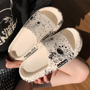 XIXITIAO | Dép Lười Graffiti Đường Phố Đế Dày Mềm Không Trượt