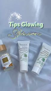 Trisia Paket Hemat Whitening Isi 5(Soybean daySoybean NightSoybean SerumCleanser Licorice dan Toner Licorice)