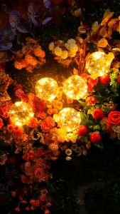 DEKOR PELAMINAN - BOHLAM TEMBAGA DOP LAMPU KAWAT BOLA OUTDOOR DEKORASI CAFE PESTA PERNIKAHAN IMPORT BERKUALITAS STRING LIGHT CHERRY BALL FAIRY LED HIAS WARM WHITE