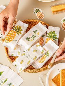 Pineapple Paste Packaging Bag Soft Paper Sealed Bag Packaging Box Base Single Independent Yellow Pear Paste New Year Gift Box