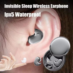 Invisible Sleep Wireless Earphone TWS Bluetooth 5.3 Headphones Hidden Earbuds IPX5 Waterproof Noise Reduction Sports Headset