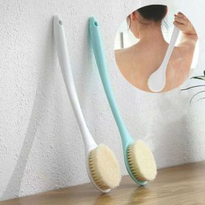 Useful Long Handle Bath Brush Back Rubbing Massager Body Exfoliating Brush Cleaning Tools Soft Rubbing Back Artifact