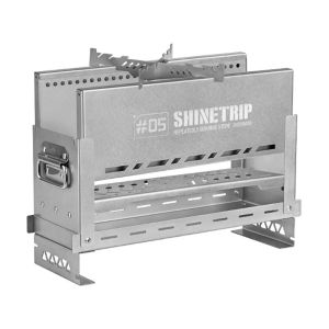 【24 hours Flash Delivery】IGT ครึ่งหน่วยถ่านเตาสแตนเลส IGT กึ่งหน่วยการเผาไหม้รองเตาแบบพกพาเตาไม้กลางแจ้ง