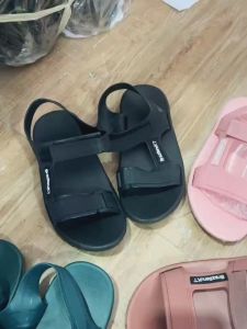 Giày sandal nữ 2 quai ngang cao 2.5cm chất nhựa cao su siêu bền đi mưa đi học iDÉP GL061