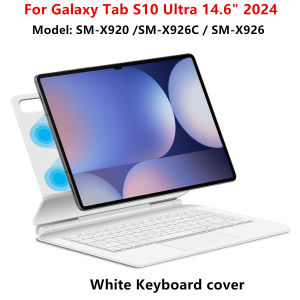 Magic Keyboard Case for Samsung Galaxy Tab S10 Ultra 14.6 inch S9 Ultra S8 Ultra Tablet Smart Magnetic Book Cover Folio