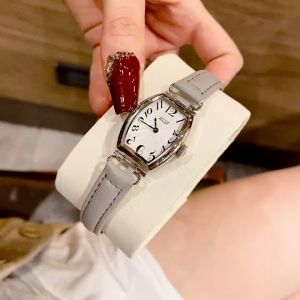 Đồng hồ nữ đeo tay dây da cao cấp chống nước T.I$$0T size 22x30mm fullbox vỏ thép không gỉ shop kiwi