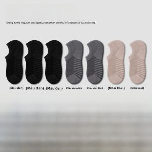 MiiOW | Tất thuyền mỏng chống trượt thấm hút mồ hôi không rơi cho nam mùa hè MiiOW Cat Man Tất lưới vô hình thoáng khí chống mùi