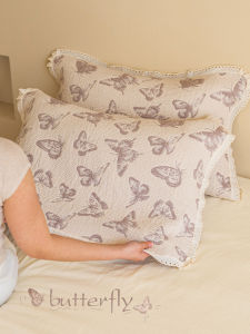 Douxun Cotton Pillowcases Anti-Oil Lightweight Luxury Pair Set for All Seasons Single Person Pillow Accessories