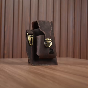 REVEN LEATHER Pentador Phone Bag - Tas Pinggang HP Pria Kulit Sapi Asli