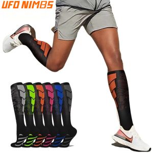 1 pair of sports compression socks for both men and women warm for running cycling and playing football