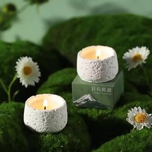 Scented Candles Fragrance Soy Wax Essential Oil Candle Low Smoke Fresh Fragrance Lilin Wangi 香薰蜡烛