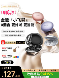 Gold Fortune AI Translation Bluetooth Earphones Over-Ear Sports Wireless Long Battery Life Noise Reduction 2025 New Model