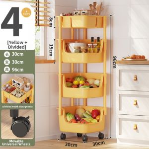 Multifunctional Kitchen Shelving Unit Multi-layer