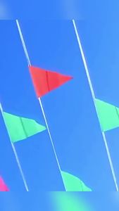 Nexlent 40 Meter Multicolor Decorative Flag Bunting Triangle Flags Birthday Party Grand Opening Decorations