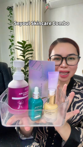SEYOUL Ageless Glow Combo with Butterfly Cleanser 21 Days Serum Advanced Youth Serum Sun Ampoule revitalizes hydration brightens and protects the skin