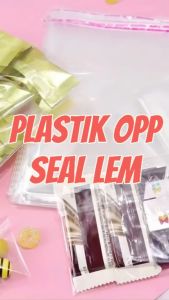Plastik Opp Lem / Plastik Baju / Plastik sandal 25x35 28x35 30x37 35x39 100Pcs Opp Seal Bening Tebal