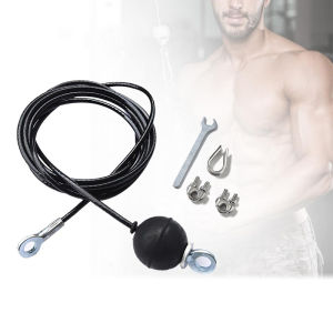 250cm Tali Katrol Pulley Connecting Wire Pulling Kabel Sling Gym Tali Sling for Home Gym