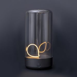 Mini Minimalist Table Lamp Cordless LED Desk Lamp Rechargeable Modern Night Lights Portable Nightstand Lamps Unique Ambient Light Mood Lighting for Bedroom Beside Nursery