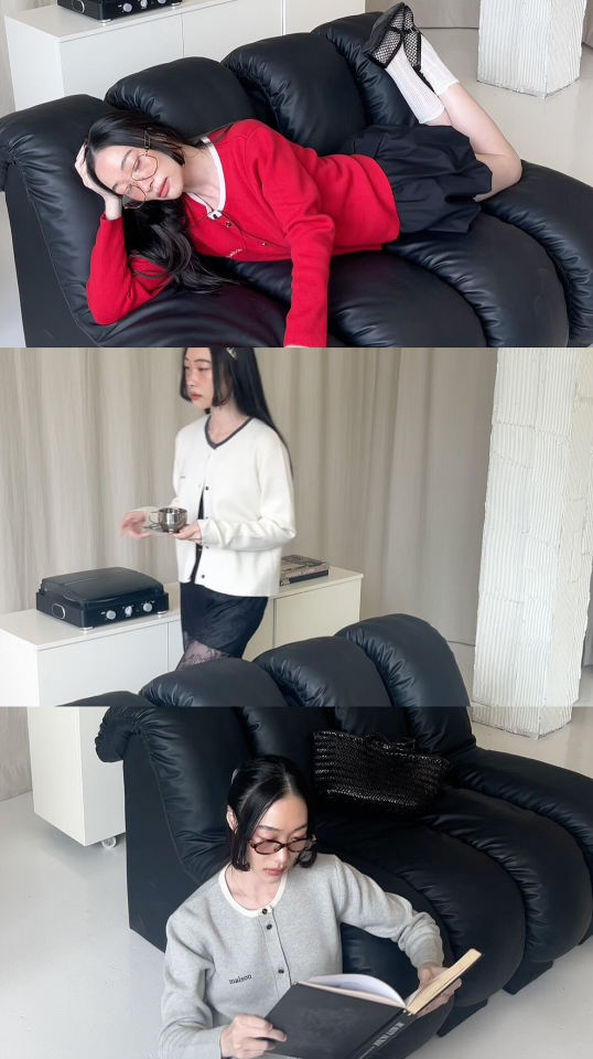 maison KEEPS | Mina Knitted Cardigan | เสื้อคาร์ดิแกนไหมพรม