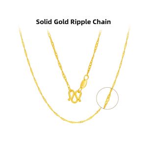 Valentines Day Gift For Girlfriend Golden Necklace