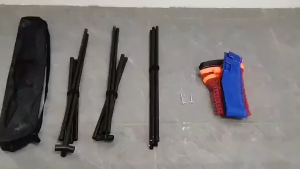 Portable Badminton Net Set with Stand Carry Bag Folding Volleyball Tennis Badminton Net