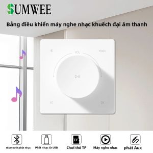 Hệ Thống Âm Thanh Mini SUMWEE 86 Loại Bluetooth Điều Khiển Bằng Bảng Điều Khiển Tích Hợp Bộ Khuếch Đại Âm Thanh Gắn Tường Hỗ Trợ Thẻ TF AUX Và Loa Âm Trần Dùng Cho Nhà Ở Và Khách Sạn