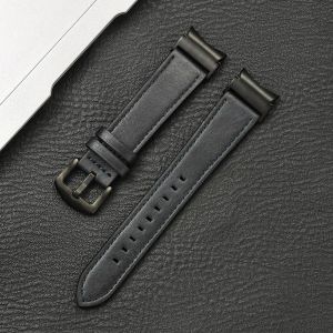 Dây Đeo Bằng Da Cho Samsung Galaxy Watch 6 Classic 47mm 43mm Tương Thích Với Galaxy Watch 7 6 5 4 5Pro 45MM Không Có Khe Hở Dây Đeo Tay