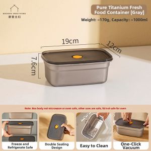 MODERN SWEETHOME | Titanium Food Grade Bento Box