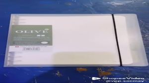 Sổ còng bìa nhựa cứng Olive Hải Tiến B5 200tr caro
