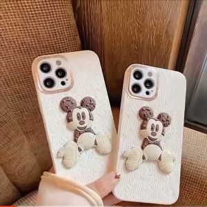 เคสไอโฟน 13/13pro/13pro max ซิลิโคนแบบนิ่ม กันกระแทก แต่งโบว์ ตุ๊กตานูน