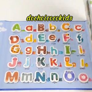 Đồ Chơi Trí Tuệ Sách Nam Châm bảng chữ cái Alphabet Letters A to Z gồm 87 chi tiết