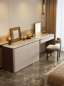 Simplicity Zen Style Wooden Makeup Table with Drawer Storage
