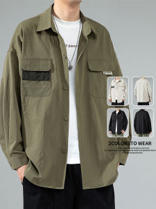 Hong Kong Style Long Sleeve Shirts: Men's Autumn & Winter Fashion