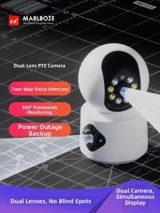 Marlboze | Wireless Indoor 360-Degree Full-View Surveillance Camera