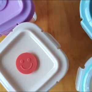 1pc mini 170ML Baby Food Storage Glass Container Infant Food Box Portable Bekas Makan Airtight Microwave Makanan Safe