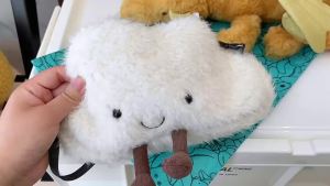 Uk jellycat Fun Cloud Bag Plush Crossbody Bag Furry Cartoon Childrens Single-Shoulder Bag in Stock