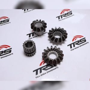 TRS Gigi Set Dalam Gearbox Motor Roda Tiga Happy Appktm Tossa Gigi 12T 15T 15T 17T Spareparts Original TRS SEMARANG