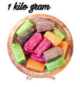 dodol 4 rasa ( durianpandanmoccastrawberry ) kemasan 1 kg fresh siap kirim