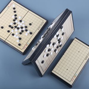 Magnetic Stone Go Board Game Portable Folding Chess Set Educational Training Childrens Toy Success Brand Strategy Puzzle
