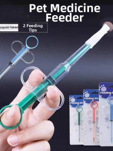 Press-and-Feed Medicine Syringe for Pets